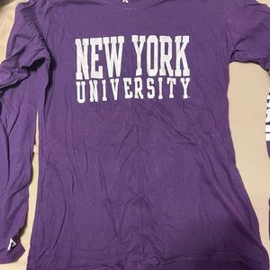 NYU long sleeve shirt